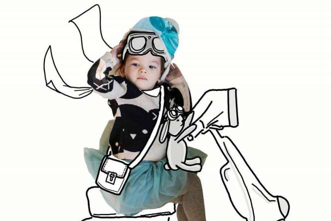  Kreatif! Pose Lucu Anak Dibuat Ilustrasi Oleh Sang Ibu