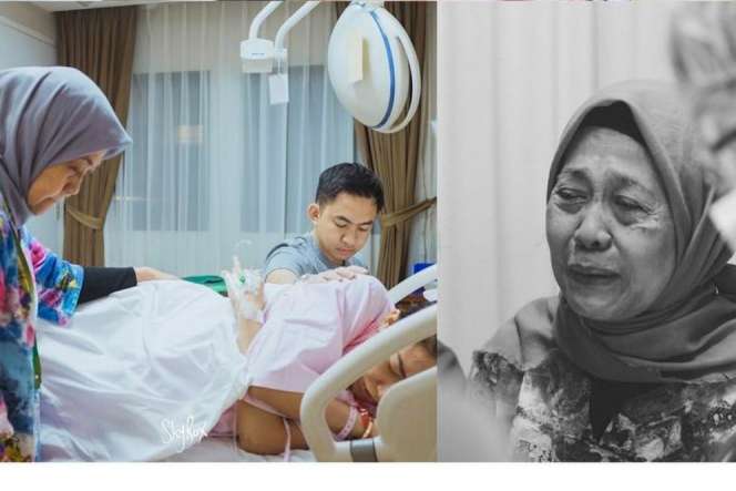 Momen-momen Mengharukan Persalinan Ayu Dewi