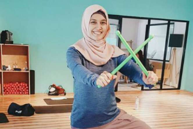 Hamil Tetap Sporty, Intip Gaya Ratu Anandita