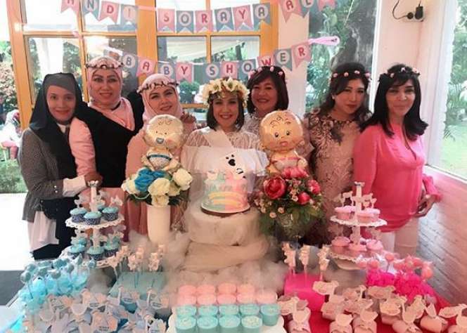 Hamil di Usia 41 Tahun, Andi Soraya Gelar Baby Shower