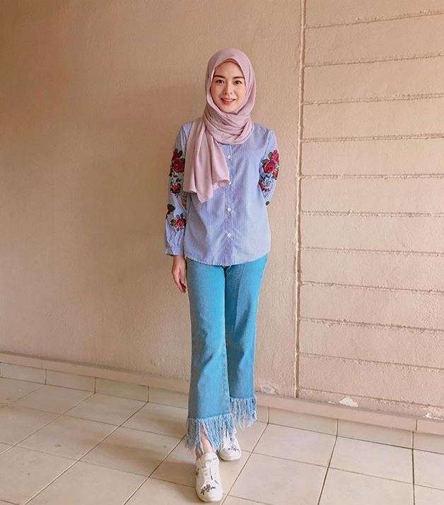 Intip 8 Gaya Hijab Ayana Moon, Mualaf Asal Korea