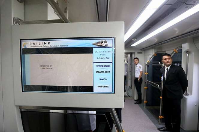 Intip Mewahnya Interior KA Bandara Soekarno-Hatta
