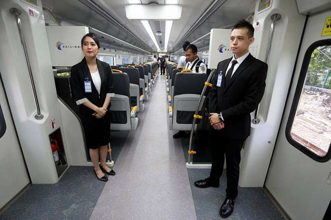 Intip Mewahnya Interior KA Bandara Soekarno-Hatta