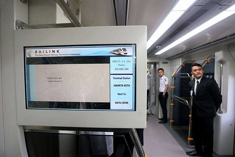 Intip Mewahnya Interior KA Bandara Soekarno-Hatta