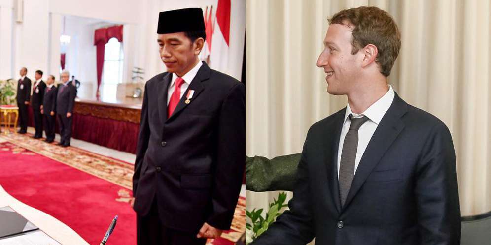 Gaya Jokowi dan Zuckerberg Pakai Kaus 'Oblong', Keren Mana?