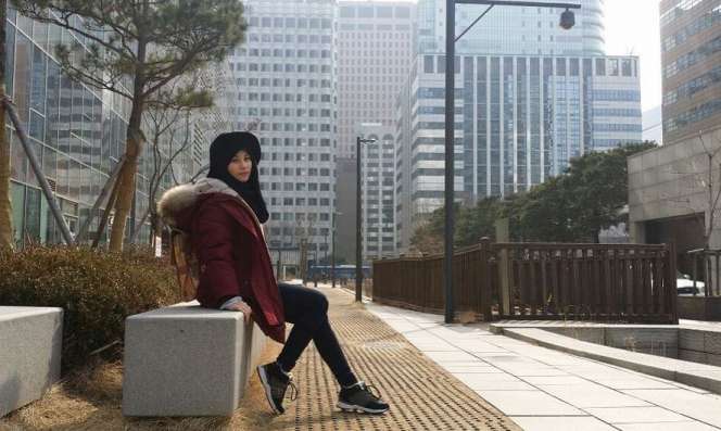 Cantiknya Kim Miso, Selebgram Hijab Korea