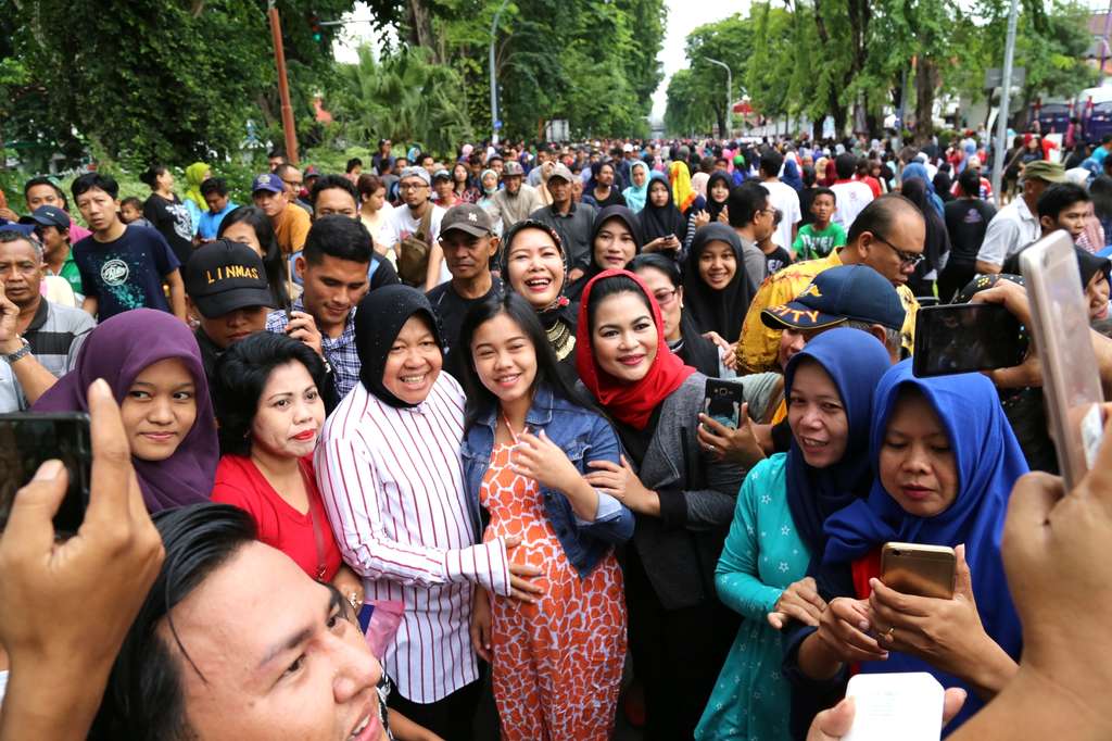 Puti Guntur Soekarno 'Berguru' ke Wali Kota Risma