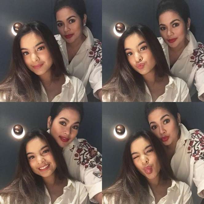 Puti Guntur Soekarno dan Putrinya Seperti Kakak Adik