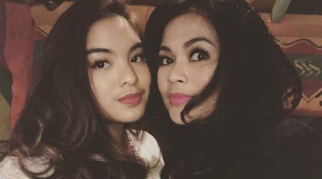 Puti Guntur Soekarno dan Putrinya Seperti Kakak Adik