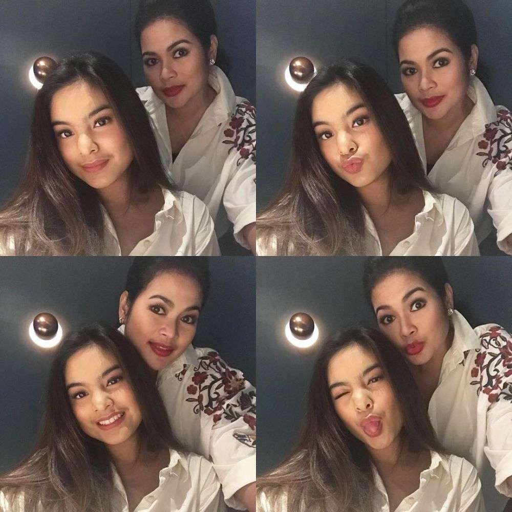 Puti Guntur Soekarno dan Putrinya Seperti Kakak Adik