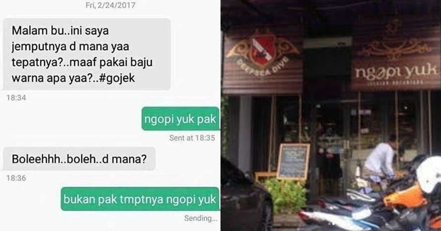 Nama Tempat Penjemputan Penumpang Ojek Online Ini Bikin Ngakak