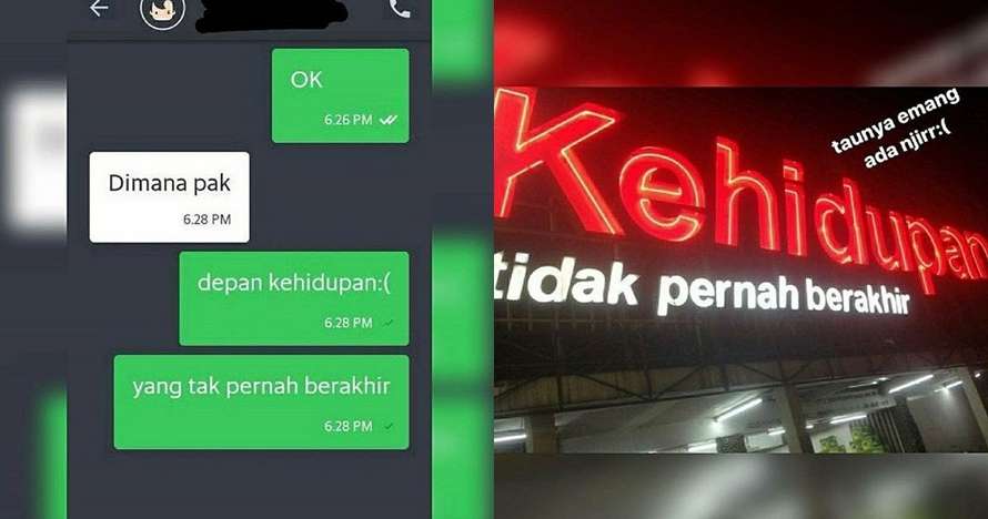 Nama Tempat Penjemputan Penumpang Ojek Online Ini Bikin Ngakak