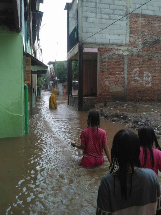 Hujan Deras, Sebagian Wilayah Jakarta Banjir