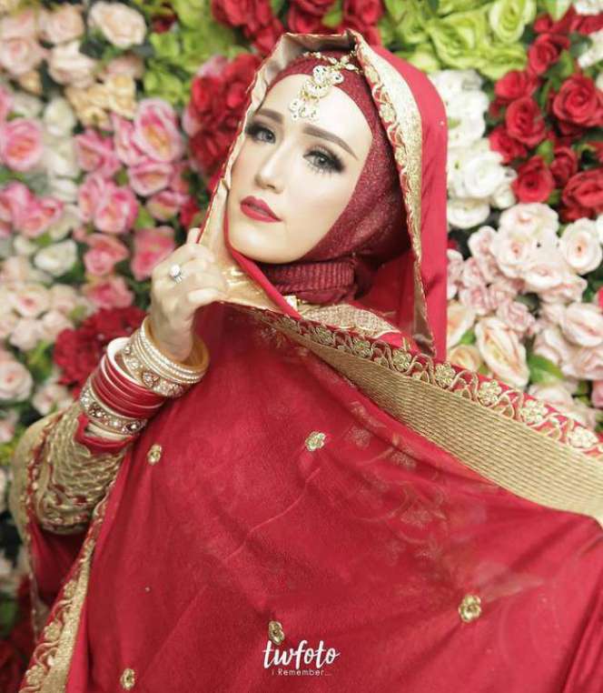 Jadi Wanita India, Begini Penampilan Adelia Pasha