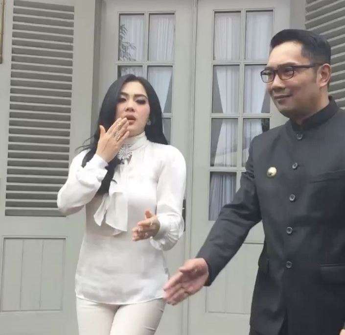 Seru! Potret Ridwan Kamil Bareng Artis
