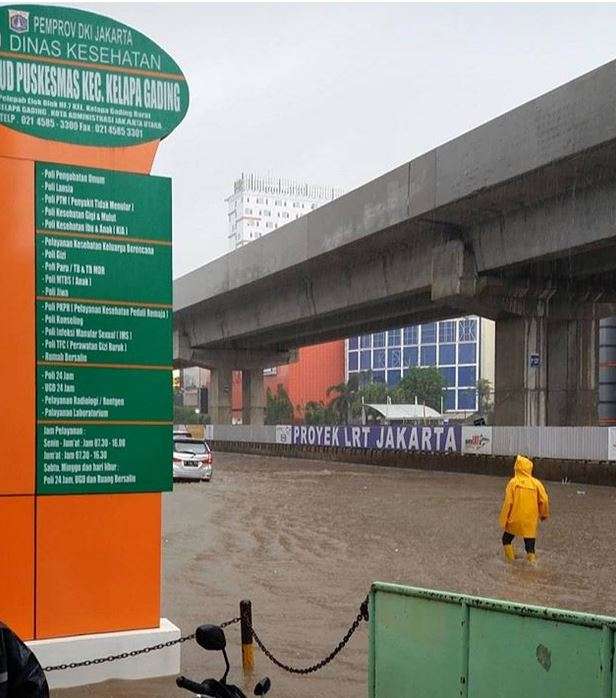 Hujan Deras, Jakarta Dikepung Banjir