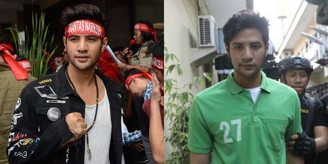 Penampilan 6 Seleb Sebelum dan Setelah Ditangkap Kasus Narkoba