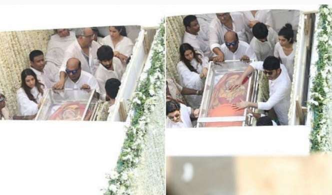 Prosesi Pemakaman Sridevi