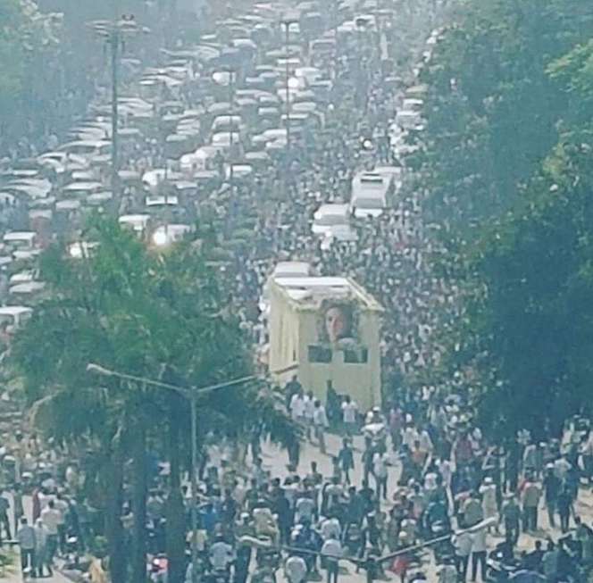 Prosesi Pemakaman Sridevi