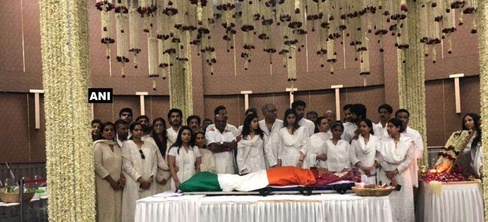 Prosesi Pemakaman Sridevi