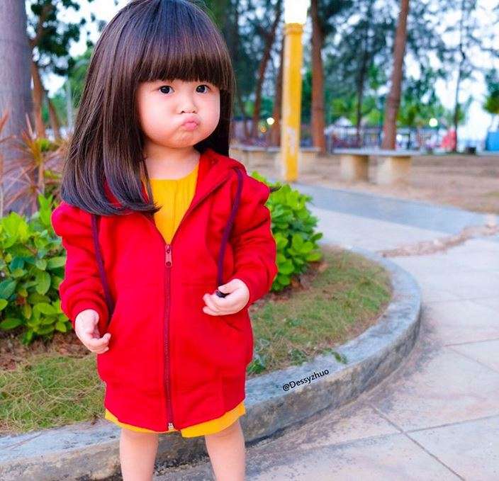 Crystabelle, Selebgram Cilik Mirip Barbie yang Suka Pakai Wig