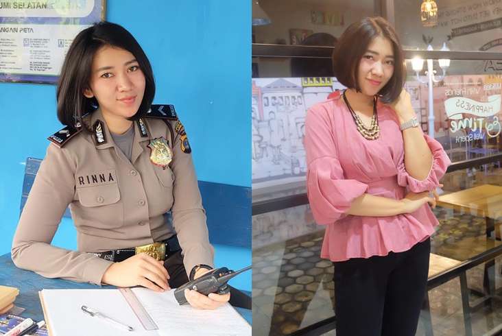 Gaya 5 Polwan Saat Bertugas dan Tidak, Bikin Gagal Fokus