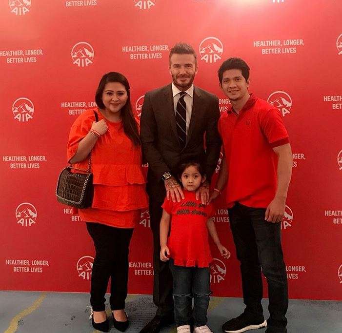 6 Selebritis Tanah Air Ini Rebutan Foto Bareng David Beckham