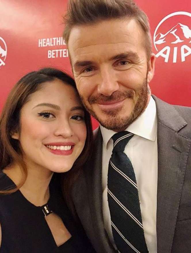 6 Selebritis Tanah Air Ini Rebutan Foto Bareng David Beckham