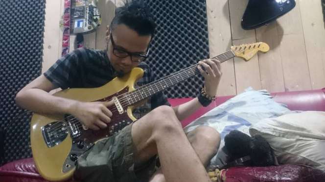 Potret Andika, Bassist Kerispatih Sebelum Meninggal