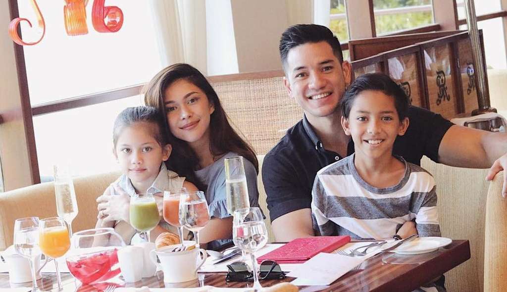 Potret Kehangatan Keluarga Nana Mirdad dan Andrew White