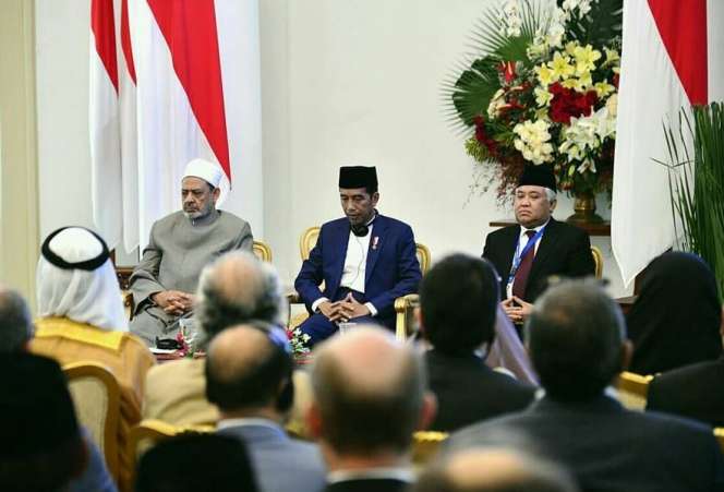 Jokowi Dorong Revitalisasi Poros Wasatiyyat Islam Dunia