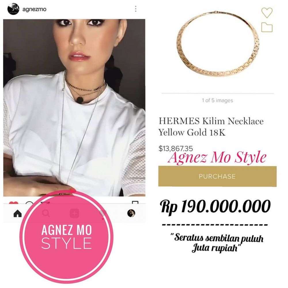 Disebut Diva Terkaya, Harga 5 Aksesori Agnes Mo Bikin Melongo