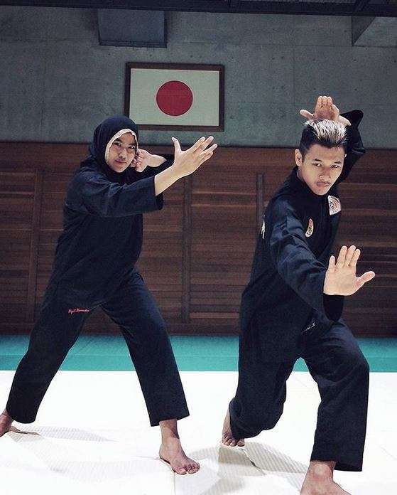 Cantiknya Atlet Silat Berhijab Pipiet Kamelia, Bikin Meleleh