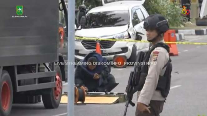 Kondisi Terkini Mapolda Riau Pasca Diserang Teroris