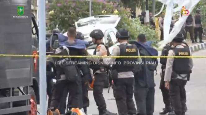 Kondisi Terkini Mapolda Riau Pasca Diserang Teroris