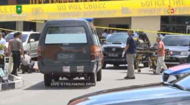 Kondisi Terkini Mapolda Riau Pasca Diserang Teroris