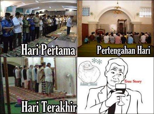 Kocak, 4 Meme Ini Gambarkan Situasi Hari Pertama Puasa