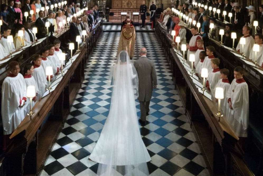 Momen Romantis Pernikahan Pangeran Harry dan Megan Markle
