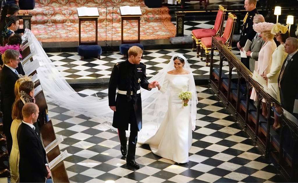 Momen Romantis Pernikahan Pangeran Harry dan Megan Markle