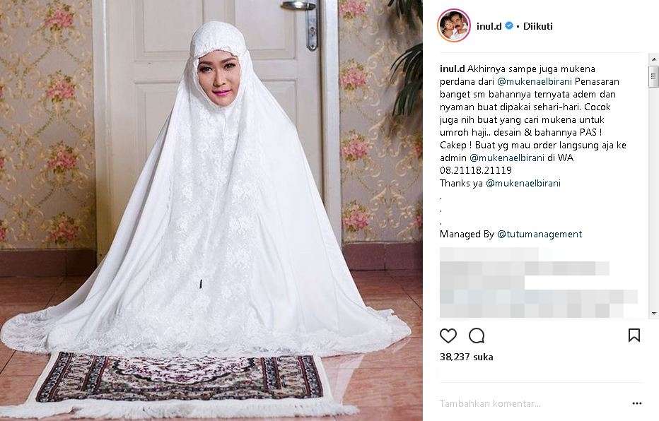 Tampil Pakai Mukena, 6 Seleb Ini Ternyata Lagi Endorse
