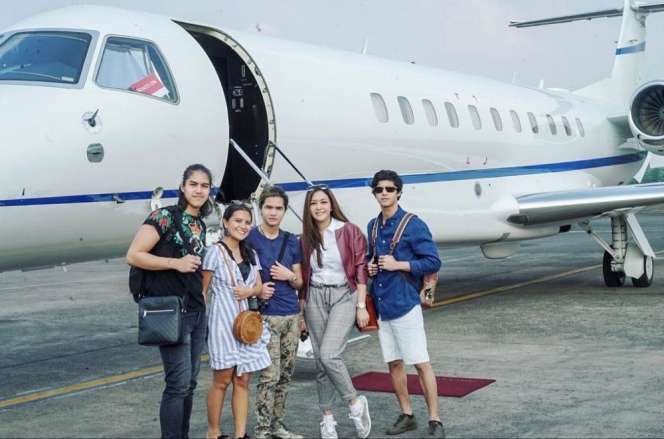 Penampakan Jet Pribadi Maia Estianty, Mewah Banget