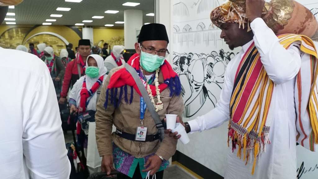 FOTO: Sambutan Istimewa Suku Hausa Saudi untuk Jemaah Haji RI