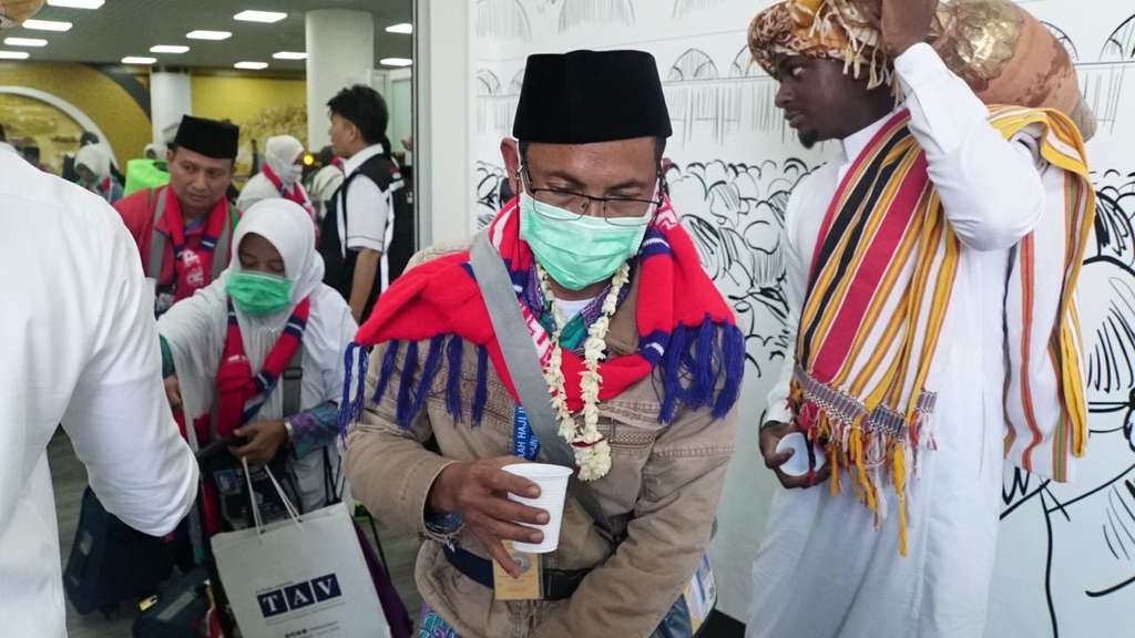 FOTO: Sambutan Istimewa Suku Hausa Saudi untuk Jemaah Haji RI