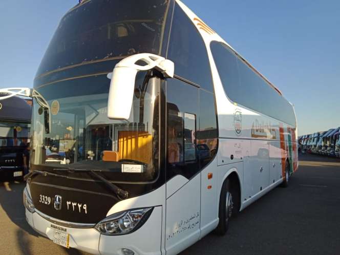 Potret Fasilitas Bus 'Pintar' Pengangkut Jamaah Haji Indonesia