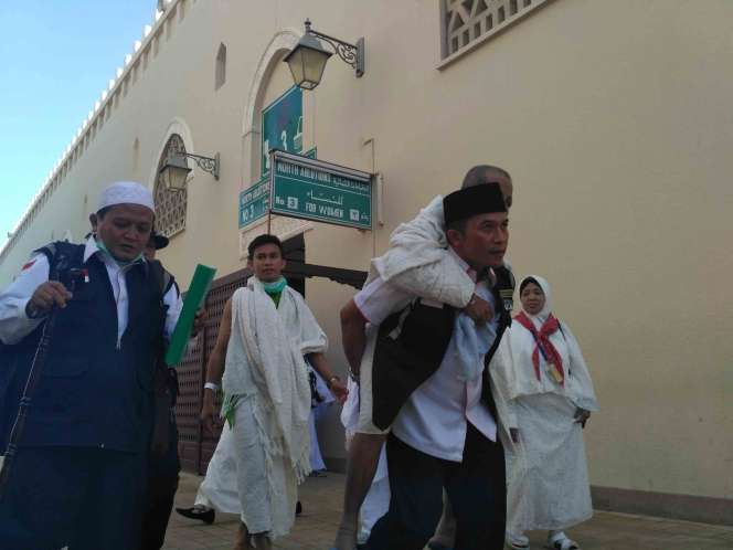 FOTO: Aktivitas Jemaah Haji Indonesia di Bir Ali