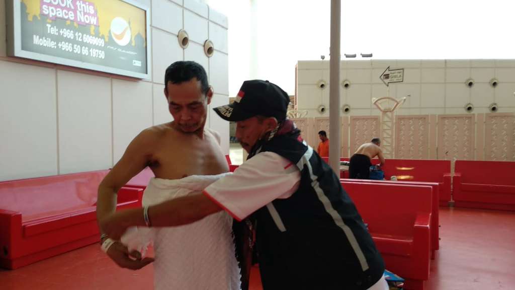 FOTO: Jemaah Haji Indonesia Disambut Karpet Merah
