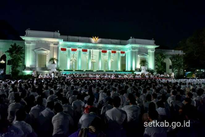 Potret Istana Berzikir Jelang HUT ke-72 RI