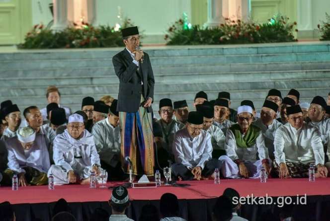 Potret Istana Berzikir Jelang HUT ke-72 RI