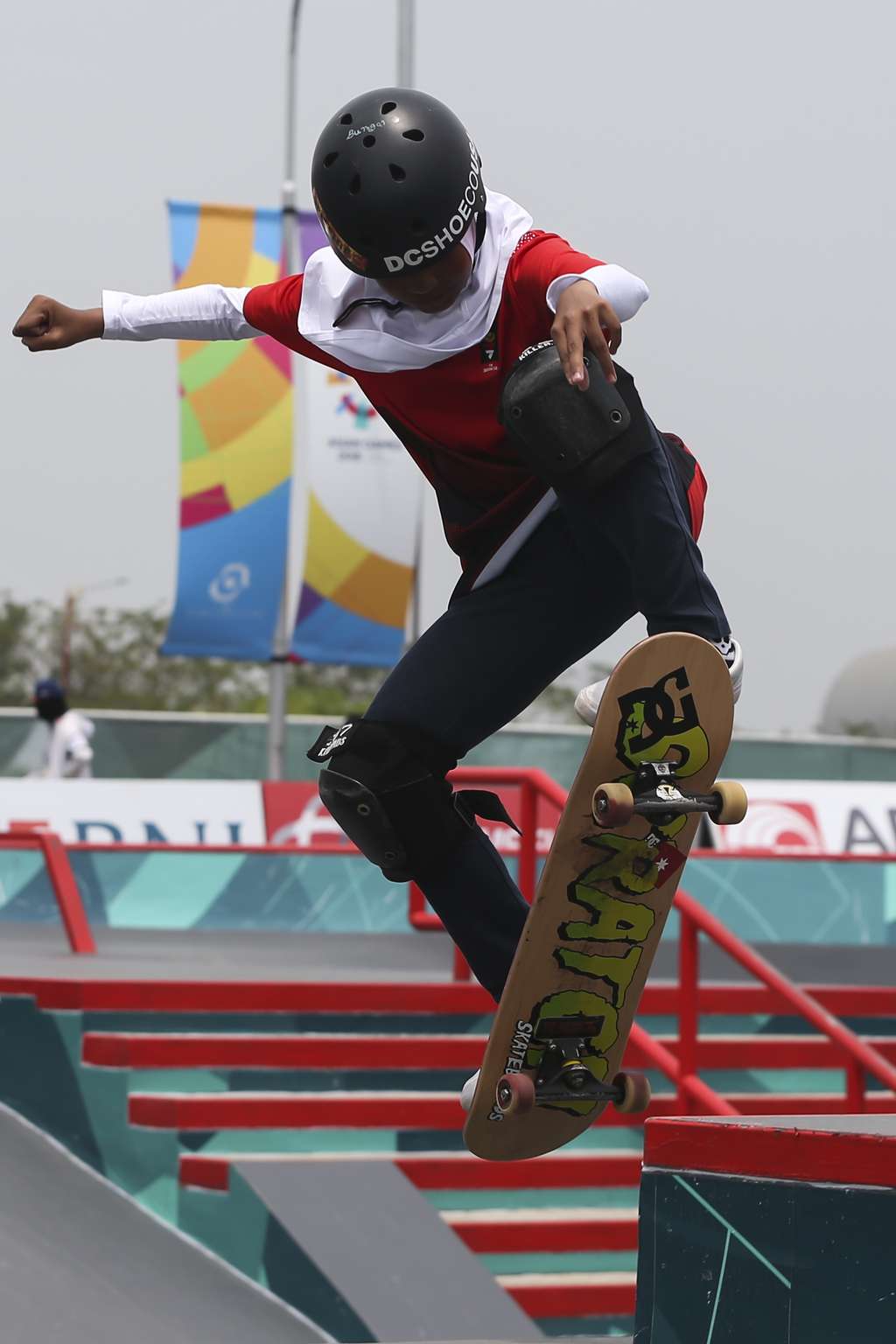 Aksi Nyimas Bunga, Hijaber Skater Penyumbang Medali