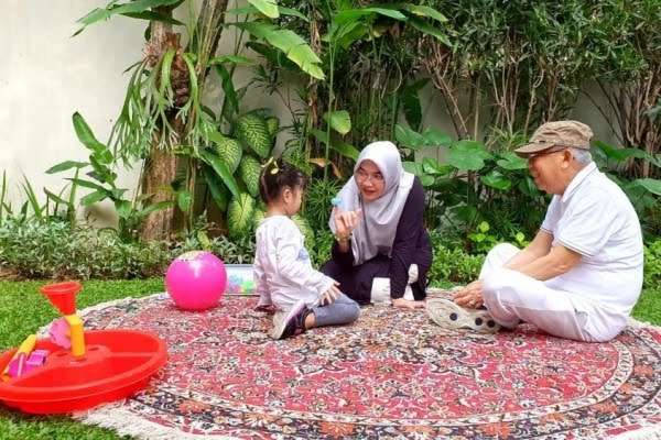 Saat Kiai Ma'ruf Amin Tampil Sporty
